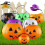 Πλαστικός κουβάς κολοκύθας για το Halloween με καραμέλες 1 τεμ. 1