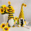 Set de decorațiuni de pluș Bumble Bee Gnome 1