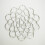 Blomsterdekorasjonsring i jern 12,5 cm 1