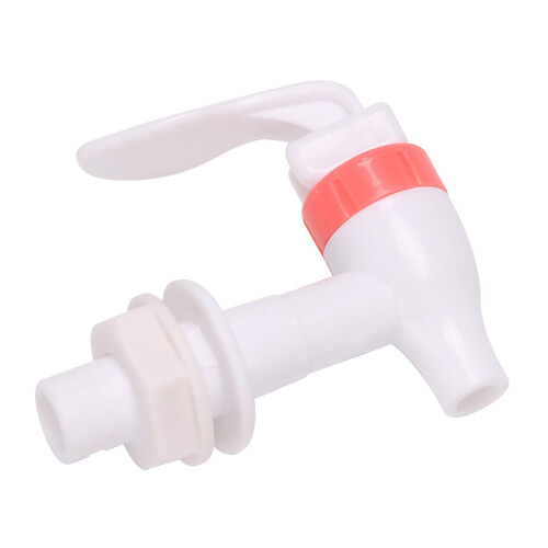 2X Spare Part Faucet Plastic Tap Drain Tap Dispenser White 1
