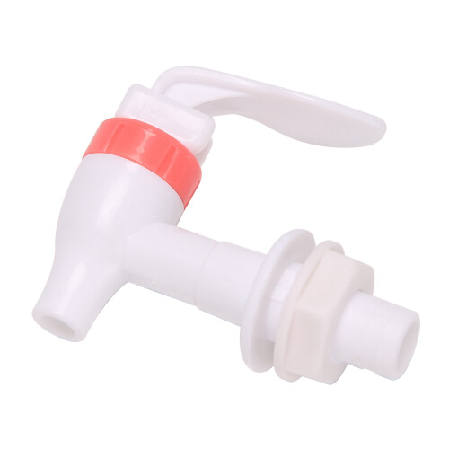2X Spare Part Faucet Plastic Tap Drain Tap Dispenser White 2