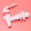 2X Spare Part Faucet Plastic Tap Drain Tap Dispenser White 5
