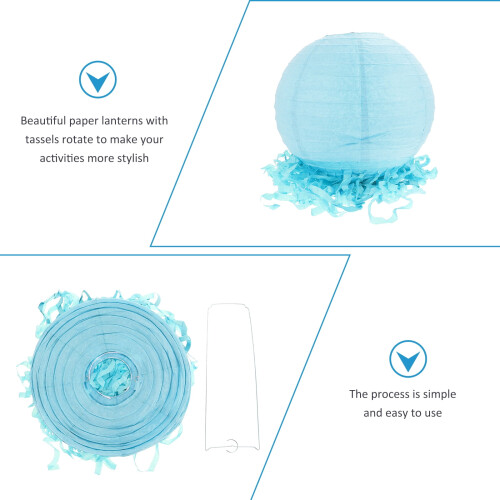 Jellyfish Paper Lantern Colored Hanging Decor 1 Pack 1