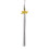 Dimissionskvast Polyester 40 cm i levende farver 1