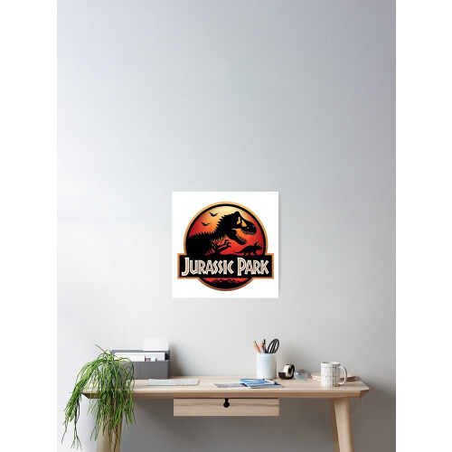 Jurassic Park solnedgång canvastavla 1