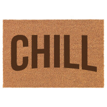 Brown Natural Coir Doormat 16 x 24 in