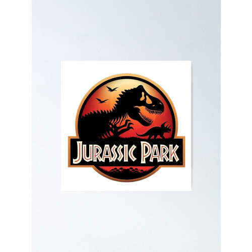 Jurassic Park solnedgång canvastavla 2