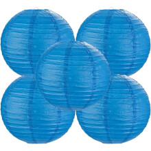 Chinese Style Paper Lanterns Set of 5