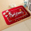 Kerstbadmat, antislip, flanel, 15,8" x 23,6" 1