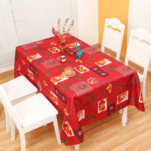 Christmas Rectangle Tablecloth 150x180cm Polyester