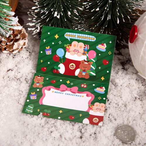 Cartes à gratter de Noël pour jeux d'écriture