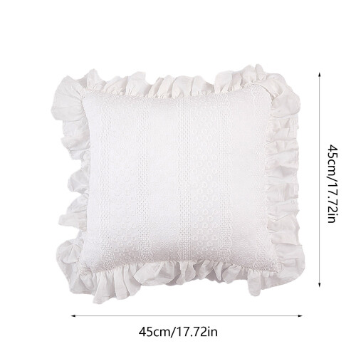 Housse de coussin décorative douce Quinlirra 40 x 40 cm 2