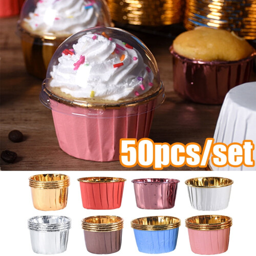 50-pack pappersmuffinsformar 5x5x3cm