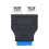 USB 3.0 Header Adapter 20 Pin to Dual USB 3.0 Ports for Motherboard Front Panel Upgrade 5
