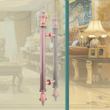 Stainless Steel Double Sided Door Pull Handle, Heavy Duty Rustproof Bar for Sliding Patio Doors