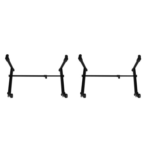 2X Adjusted Electronic Piano Second Tiers Stand Electric Piano Holder Adjustable Stable Keyboard Rack