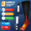Beheizbare Socken für Den Außenbereich, 3 Temperaturstufen, Größe M 2