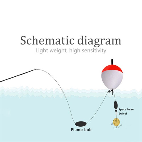 Fishing Float Upgrade Red & White Float Sea Fishing Float 5g Float Sea Fishing Tools 1
