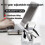 Portable Laptop Stand Foldable Invisible Laptop Riser with 2 Adjustable Angles for Laptops/Mobile Phones/Tablets B 2