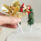 Mini Christmas Tree Cake Topper with LED Lights 5