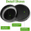 Jar Lids Plastic Storage Caps with Rubber Seal Replacement Plastic Lids for Jars Canning Jars and More,86 mm 4