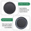 Jar Lids Plastic Storage Caps with Rubber Seal Replacement Plastic Lids for Jars Canning Jars and More,86 mm 6