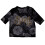 Ghost (XXL, Black) Ghost Logo And Roses Mesh Crop Top 2