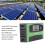 100A Solar Charge Controller 12V 24V, Dual USB, LCD Display,  Efficiency Solar Panel Regulator 5