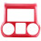 Car Modification Accessories Center Console Decorative Panel Interior Red Carbon Pattern for   JK 2011-2017 5