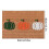 Halloween-gresskardørmatte 40 x 60 cm 2