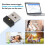 2Pcs USB Mouse Jiggler,Undetectable Automatic Computer Mouse Mover Jiggler, Keeps Computer Awake,Simulate Mouse Movement 3