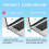 2Pcs USB Mouse Jiggler,Undetectable Automatic Computer Mouse Mover Jiggler, Keeps Computer Awake,Simulate Mouse Movement 5