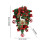 Christmas inverted tree decoration rattan red balls 3