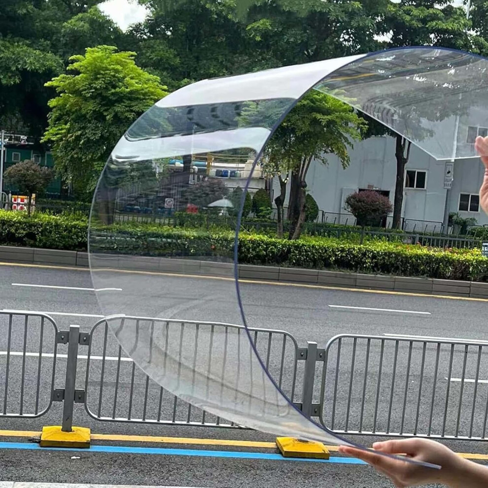 Clear 1Mm Polycarbonate Roof Panels Uv Protected Greenhouse Plastic Sheets For Patio Pergola 2X3.3ft 9330225780243
