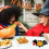 Halloween serving tray plastic pumpkin bat 1 piece 5