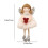 Ensemble de 3 figurines en peluche d'anges pour la Saint-Valentin 3