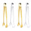 4Pcs Lightweight Stainless Steel Serving Tongs for Kitchen and Bbq 1