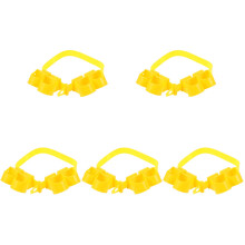 5Sets Durable Yellow Plastic Tree Branch Support Straps for Garden Use