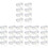 32Pcs White Pastry Boxes Cake Packaging Box Compact Food Container 1
