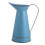 2Pcs Sky-Blue Iron Flower Buckets Decorative Plant Pots 1
