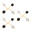 6Paires Balles À Rythme Colorées Pour Débutants Instrument Percussion 1