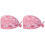2Pièces Chapeau Infirmière Rose Coton Ajustable Motif Ours Respirant 1