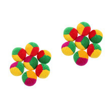 14Pcs Kids Game Earthbags Colorful Cloth Sandbag Playthings