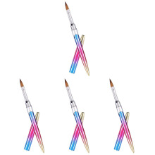 4Pcs Small Nail Art Brushes Multi Use for Professional Manicure