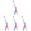 4Pcs Small Nail Art Brushes Multi Use for Professional Manicure 1