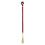 Brass Tip Shoe Horn Long Handle Wood for Easy Boot Wearing Aid 1