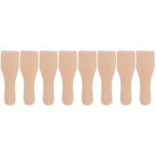 8Pièces Spatules Bois Khaki Pour Barbecue