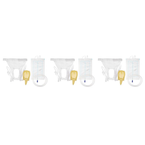 3Pcs Clear Medical Female Wearable Flexible