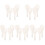 20Pcs Smooth White Rice Paddle Spoon Easy Clean Kitchen Cooking Tool 1