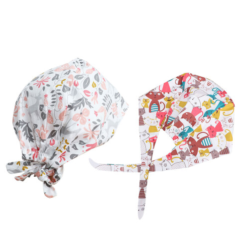 4Pcs Comfortable Cotton Oil Resistant Working Hats Multicolor